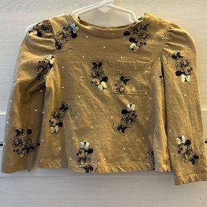 Baby Gap Minnie Mouse Long Sleeve Shirt 18-24M